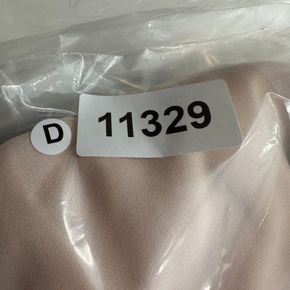 Vintage Chiffon Flare Skirt 8 Peach Flowy Soft Silky Ballet Pull On - Picture 9 of 9